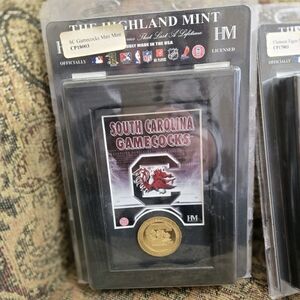Highland Mint Collectible South Carolina Gamecocks Gold Coin- Vintage NEW